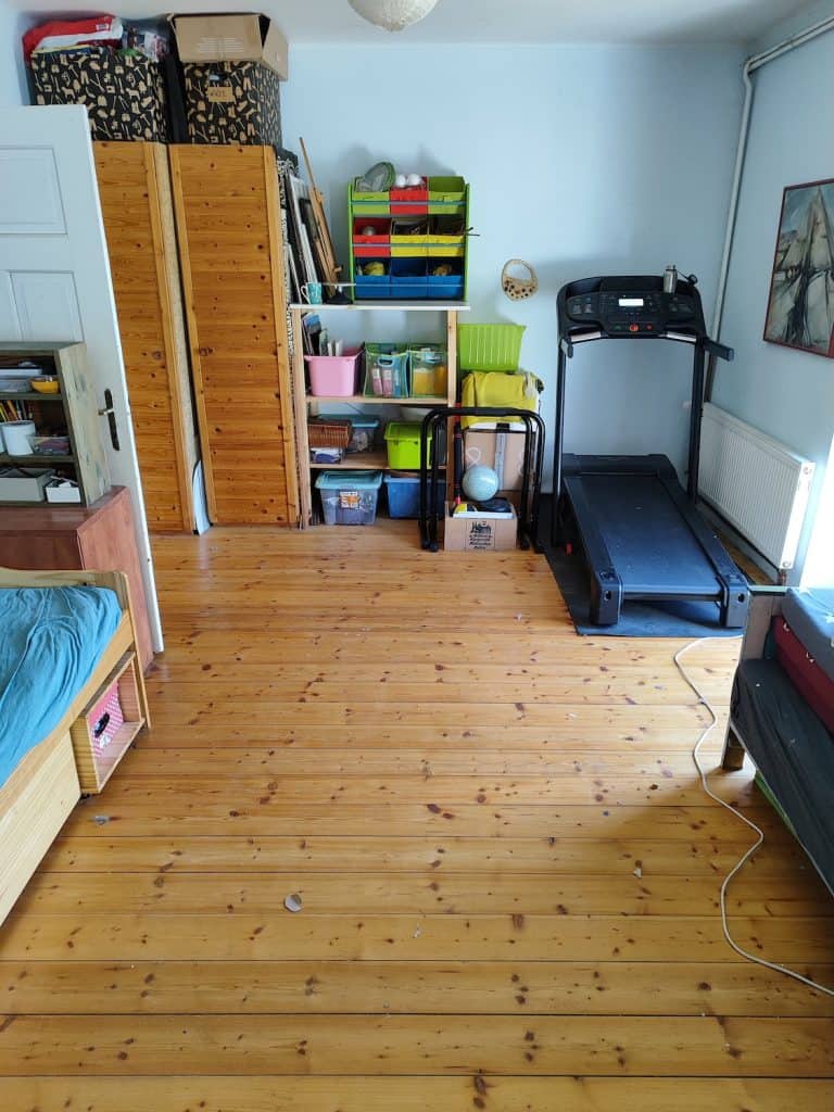 Odkládací místnost – po
